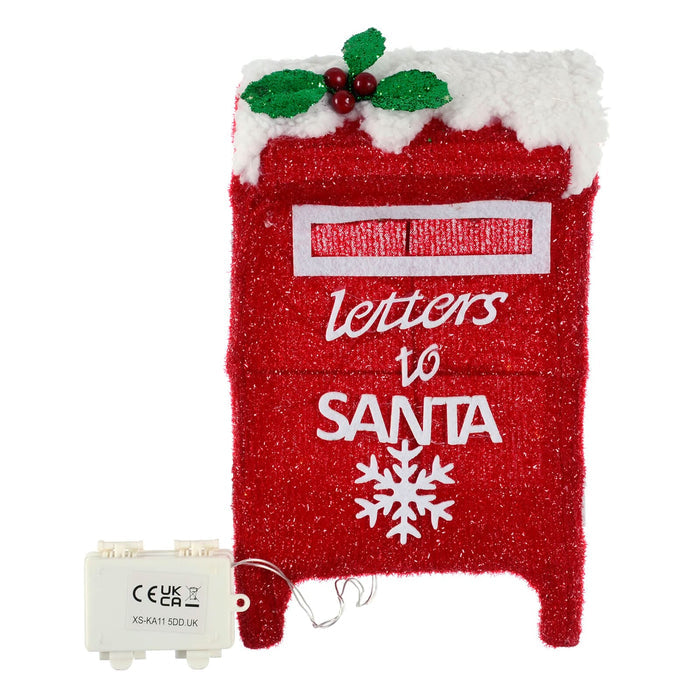 Letters to Santa post box with waterproof battery box