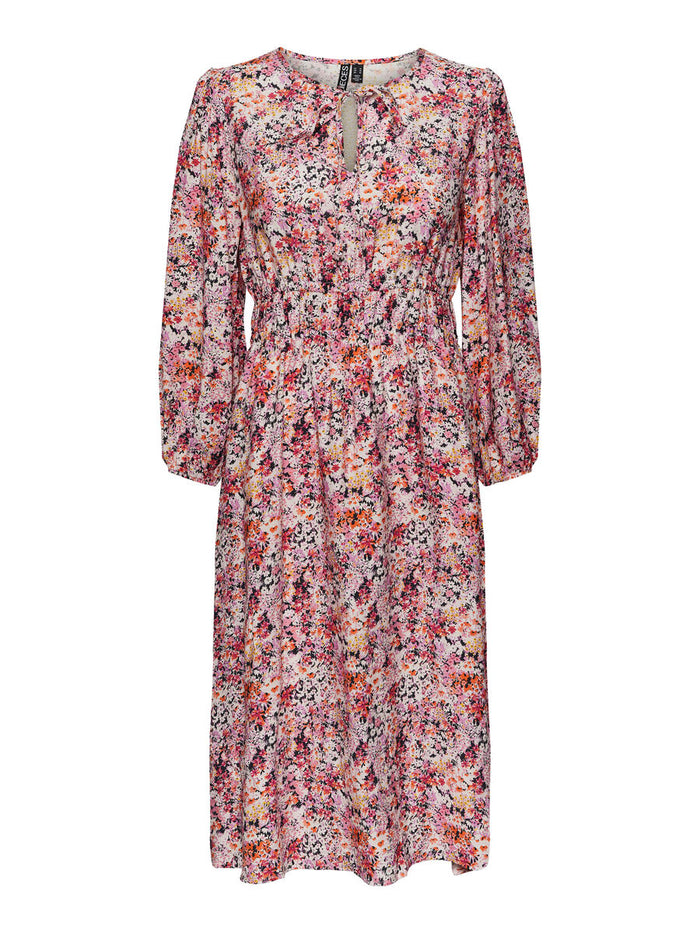 BRUNA MIDI DRESS (VIOLET FLOWER)