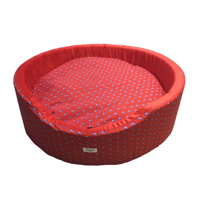 Eco-Round Pet Bed – Cozy Comfort, Naturally - Mojopanda Organic Store