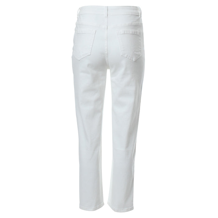 KAITLYN MOM JEAN SHORT LEG (SOFT WHITE)