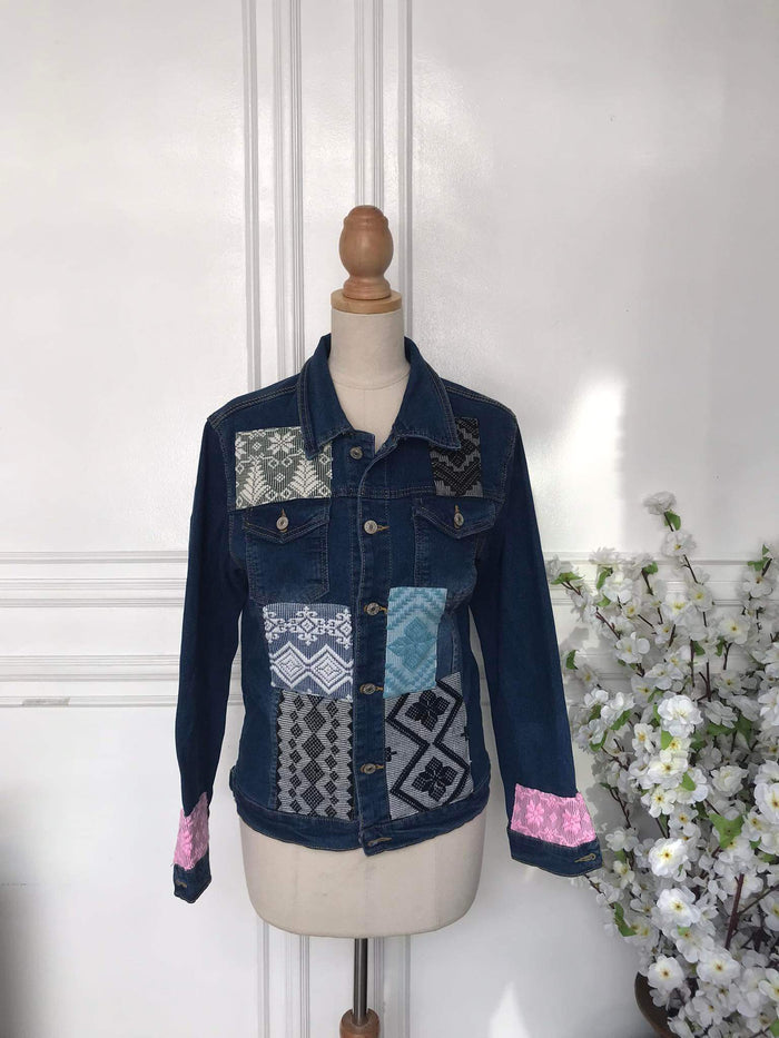(m) - Denim Patch Jacket