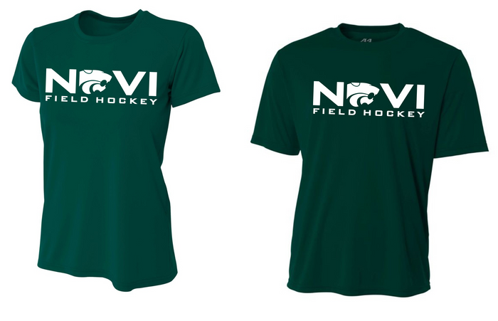 Novi Field Hockey-A4 Cooling performance drifit T-shirt, Logo 2