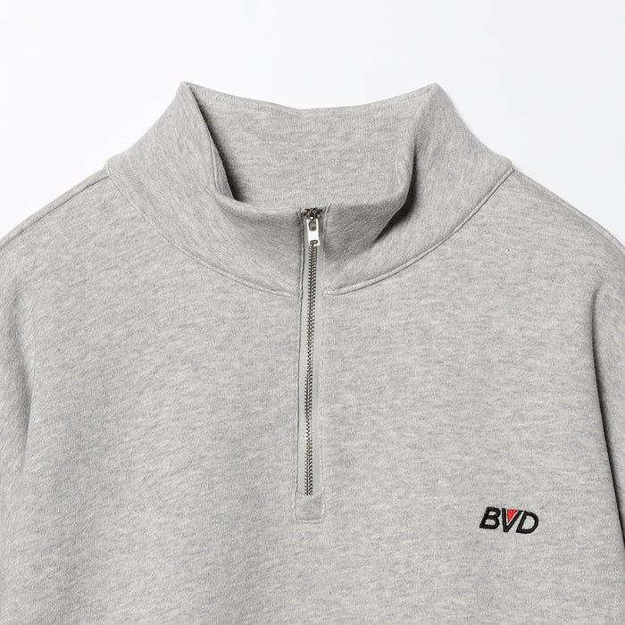 SMALL LOGO HALF ZIP SWEAT