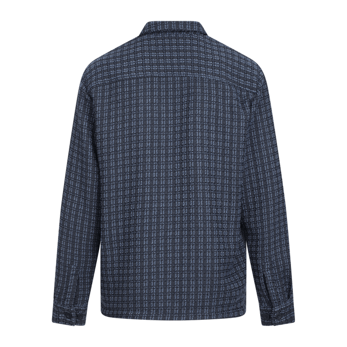 Urban Pioneers Male Theon Overshirt SHIRT BLACK / BLUE