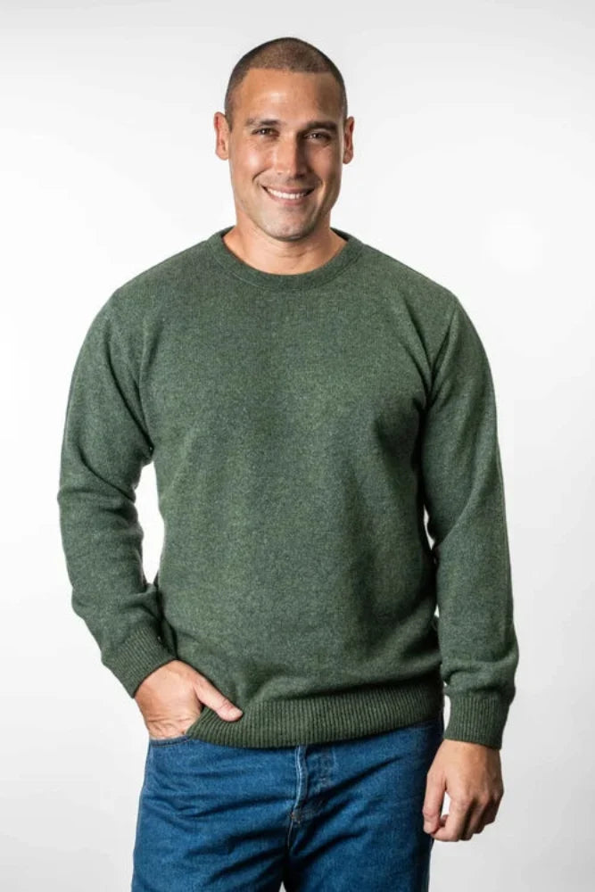 Possum and Merino TR8004 Crew Neck Jumper - A classic unisex crew neck jumper. 3XL incurs an additional cost Made proudly in New Zealand from a premium blend of 25% possum fur, 65% merino & 10% silk.