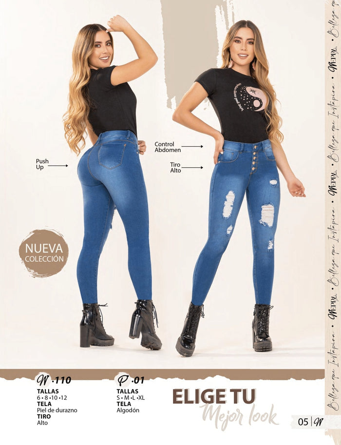 W-110 100% Authentic Colombian Push Up Jeans - RFE Marketing Ventures