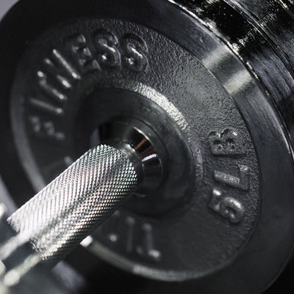 105 LB Set Adjustable Chrome Dumbbells