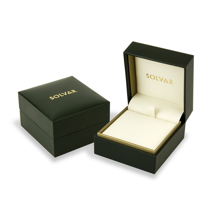 14K Trinity Knot Diamond Stud Earrings - Skellig Gift Store
