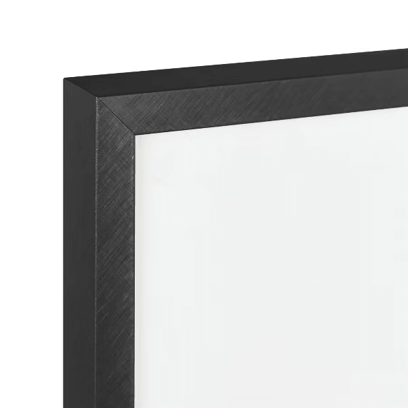 15.4"x21.4" Matted to 11" x 17" Thin Gallery Matted Wall Frame Black - Wichita Home Outlet