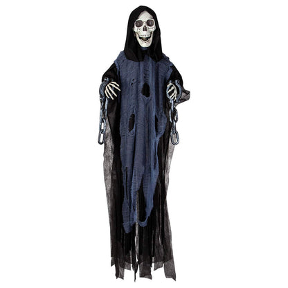 Animated souls stealer figure hanging Halloween decoration