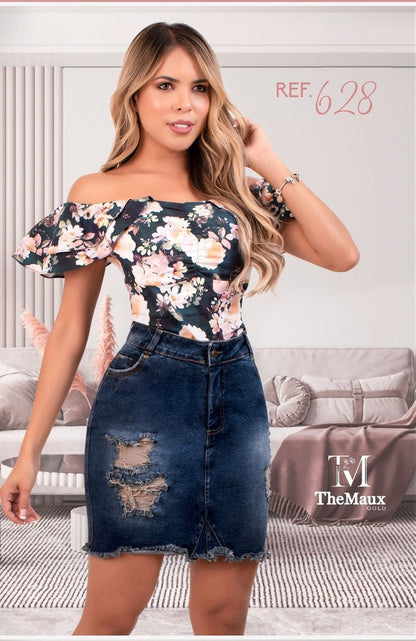 628 100% Authentic Colombian Push Up Skirt - RFE Marketing Ventures