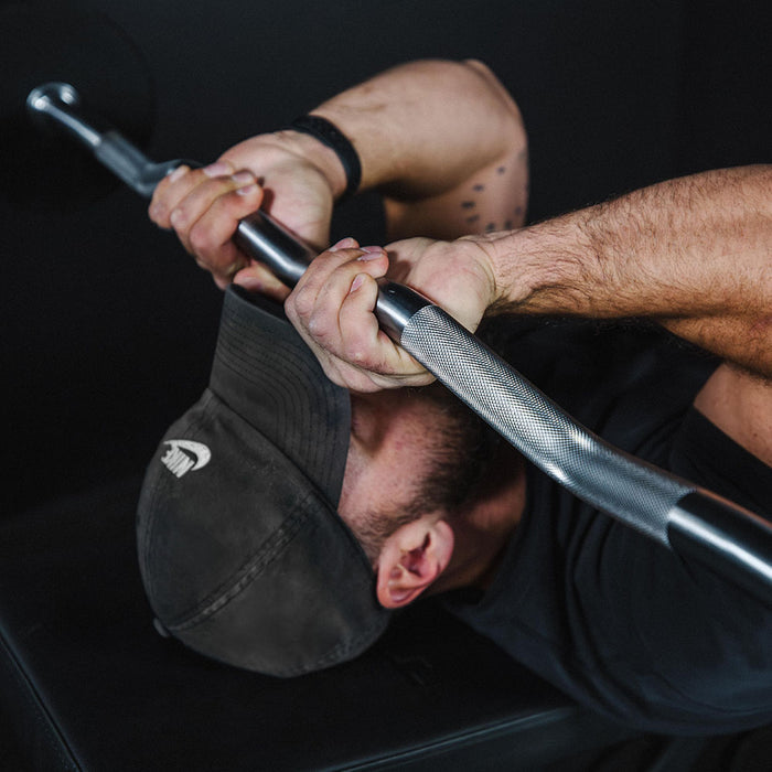 80 LB EZ Curl Fixed Urethane Barbell