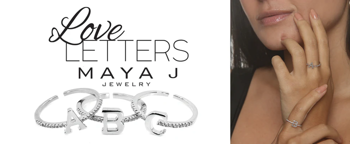 Adjustable Love Letter Yellow Gold Ring | X