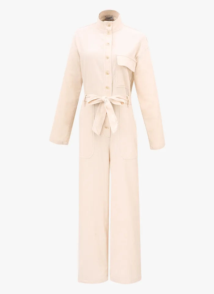 Ady Corduroy Jumpsuit (Cream)