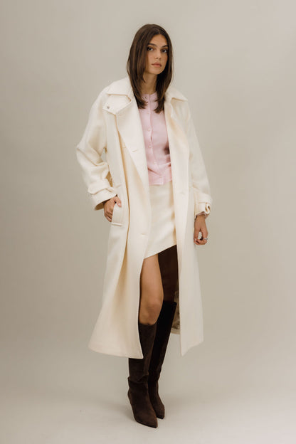 Urban Pioneers Female Amelie Trenchcoat COAT PURE CREAM