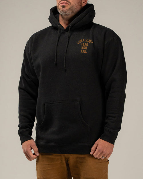 ANTHEM HOODIE - BLACK/BROWN