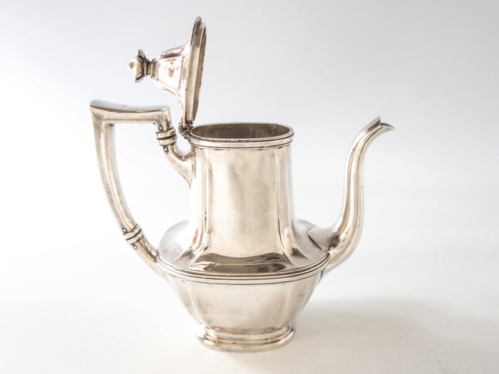 Antique Encino Country Club Silver Soldered Teapot 1923 Rare Piece