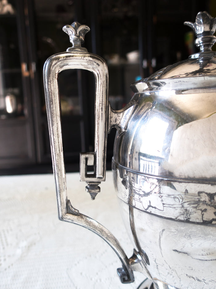 Antique Reed And Barton Silver Plate Ice Water Pitcher Circa 1867