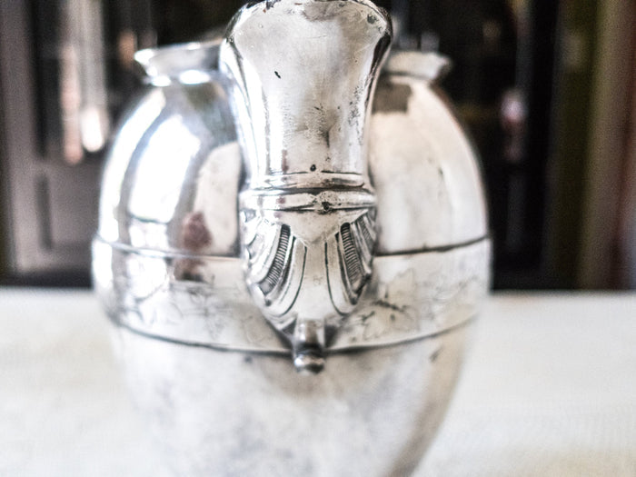 Antique Reed And Barton Silver Plate Ice Water Pitcher Circa 1867