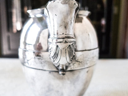 Antique Reed And Barton Silver Plate Ice Water Pitcher Circa 1867