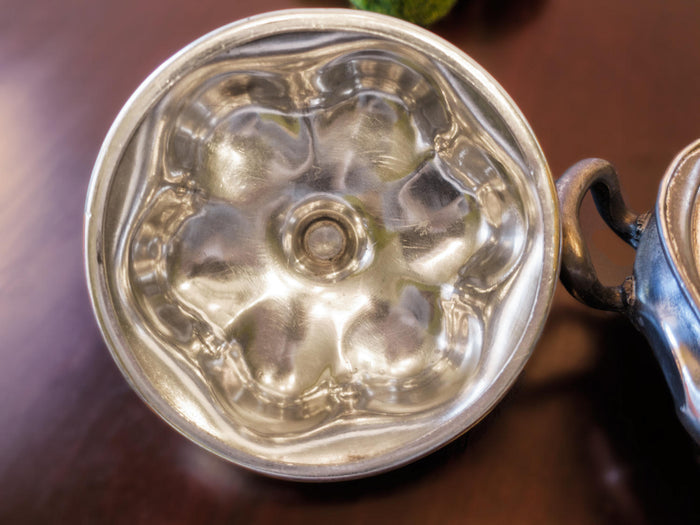 Antique Silver Plate Covered Butter Dish Cheese Dome Forbes Silver Co Quadruple Plate