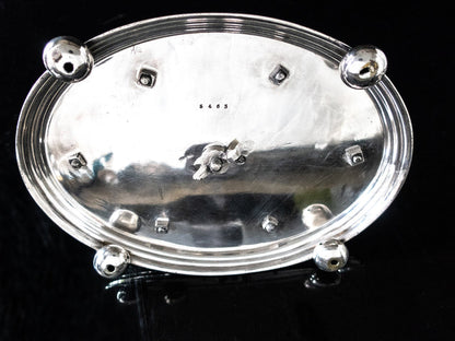 Antique Silver Plate Egg Cup And Spoon Caddy Sheffield England Circa Late 1800s Silver And Silverplate