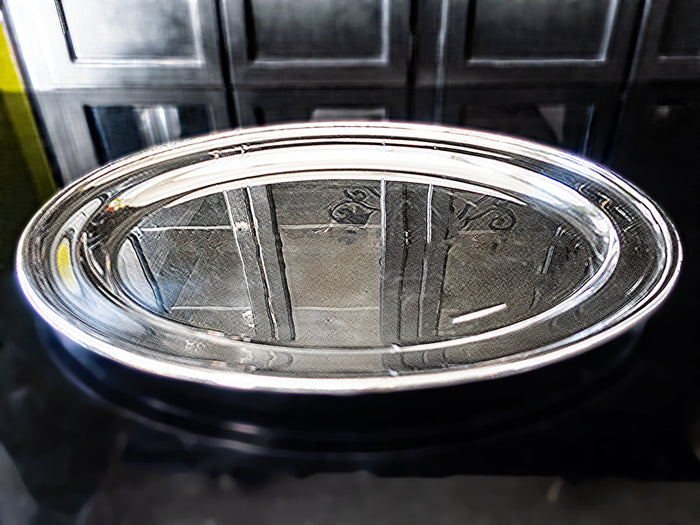 Antique Silver Soldered Serving Tray Mappin And Webb Hotel Silver Hotel Military RR Silver