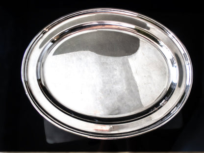 Antique Silver Soldered Serving Tray Mappin And Webb Hotel Silver Hotel Military RR Silver