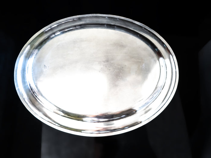 Antique Silver Soldered Serving Tray Mappin And Webb Hotel Silver Hotel Military RR Silver