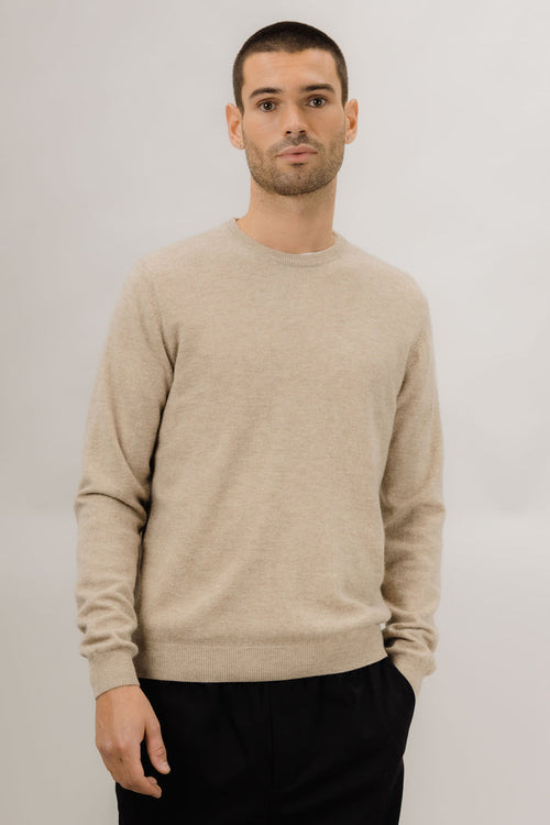 Urban Pioneers Male Arthur Sweater SWEATER LIGHT SAND