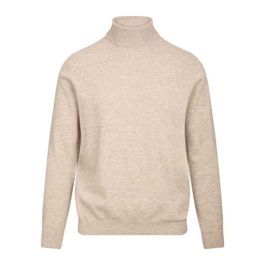 Urban Pioneers Male Arthur Turtleneck SWEATER LIGHT SAND