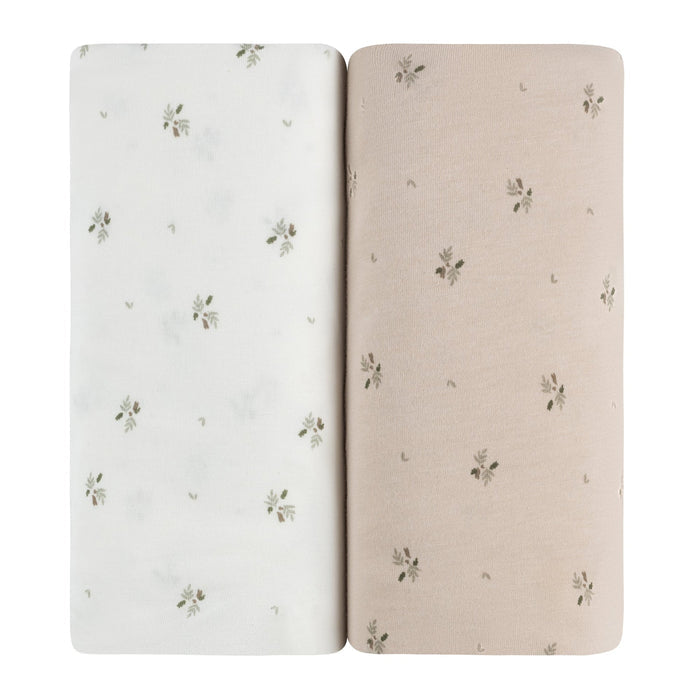 Aurora Classics Cotton Crib Sheet - 2 Pack