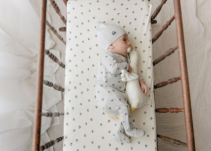 Aurora Classics Cotton Pack N Play/ Porta Crib Sheet - 2 Pack