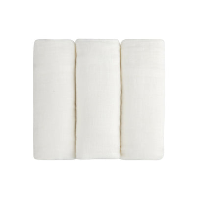 Aurora Classics Hypoallergenic Muslin Burp Cloth | 3-Pack