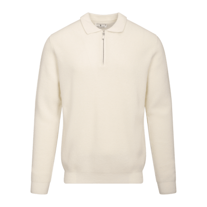 Urban Pioneers Male Austin Half-Zip SWEATER CREAM