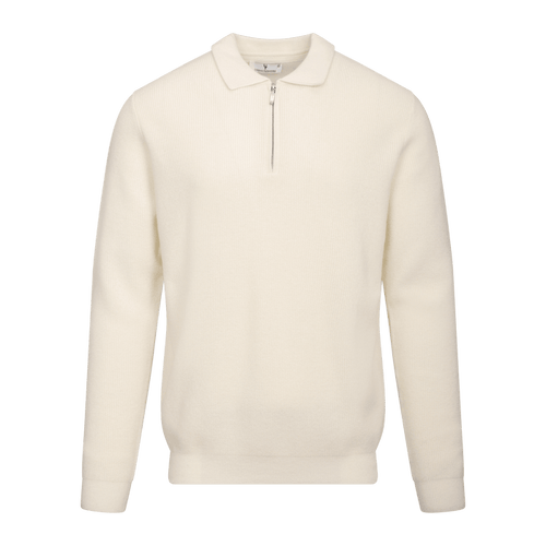 Urban Pioneers Male Austin Half-Zip SWEATER CREAM