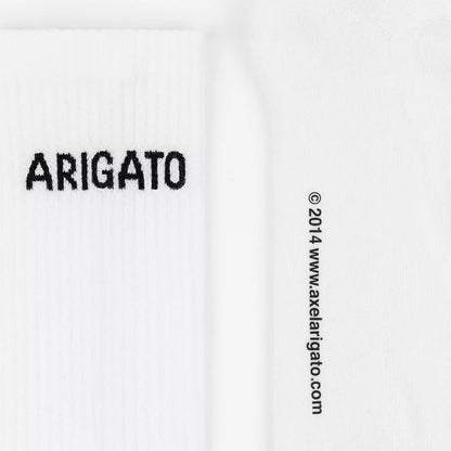 Axel Arigato - Tube Logo Socks in White - Nigel Clare