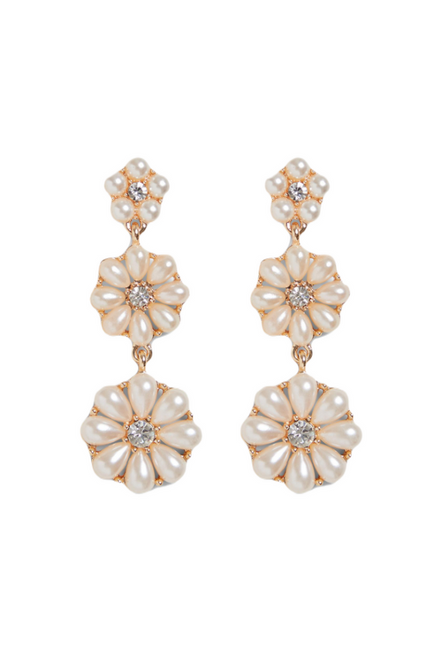 BALIR BRIDAL EARRINGS (GOLD & PEARL)