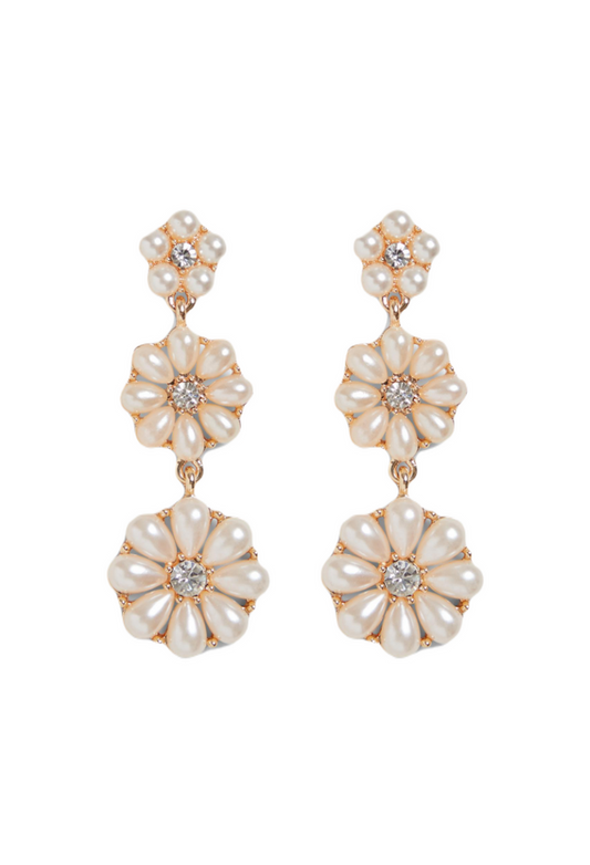 BALIR BRIDAL EARRINGS (GOLD & PEARL)