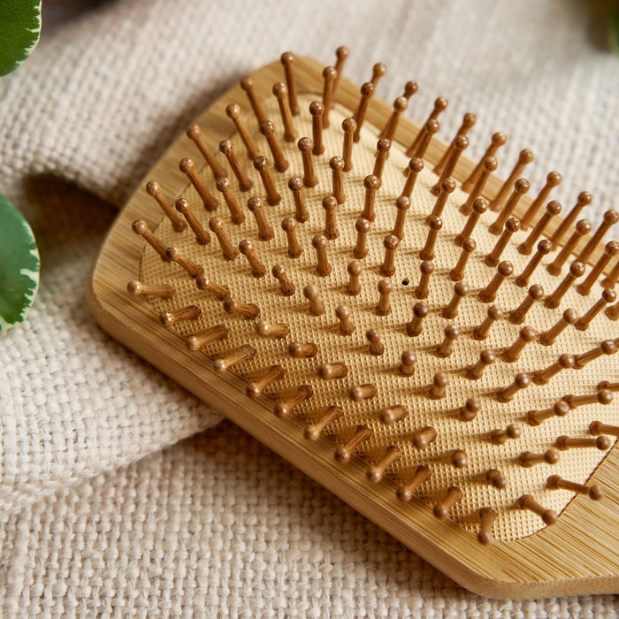 Bamboo Switch - Bamboo Paddle Hairbrush - Square