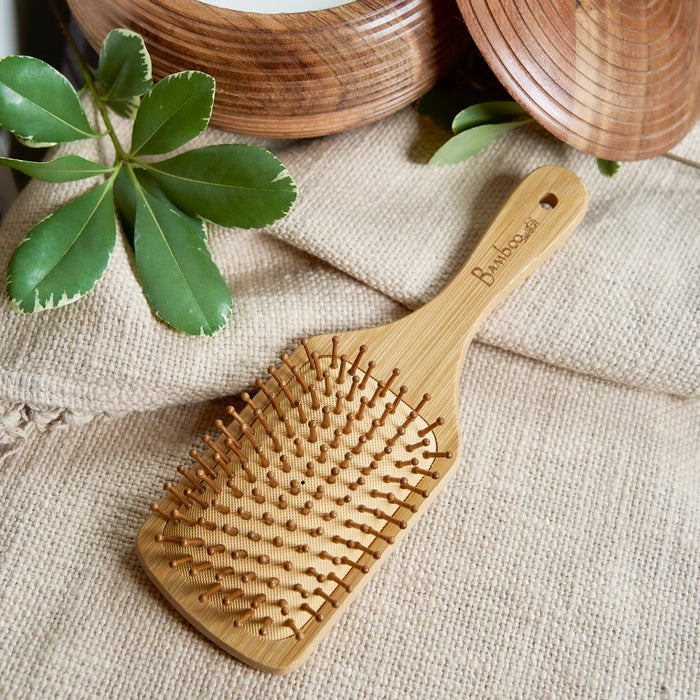 Bamboo Switch - Bamboo Paddle Hairbrush - Square