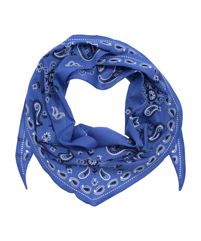 Bandana Triangle Scarf in color ultramarine