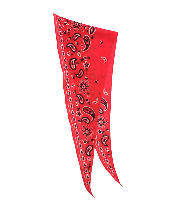 Bandana Triangle Scarf in color fiesta orange