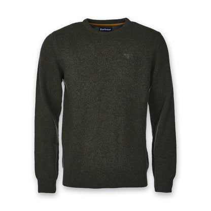 Barbour - Tisbury Crew Neck Knit Jumper in Forest - Nigel Clare
