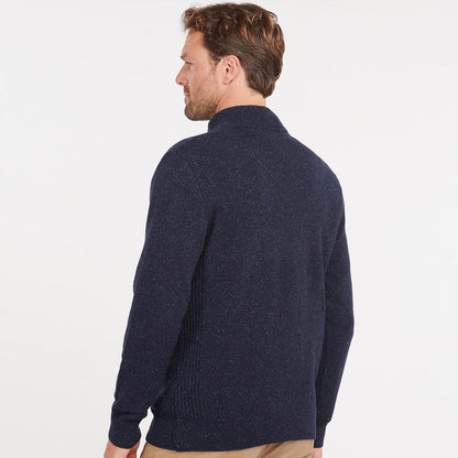 Barbour - Tisbury Half Zip Jumper in Navy - Nigel Clare