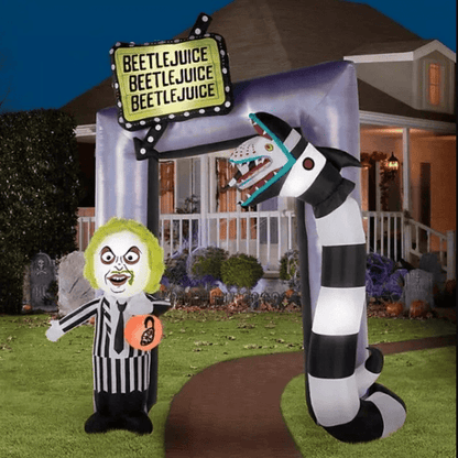 Beetlejuice 10.5' Airblown Inflatable Archway - Wichita Home Outlet