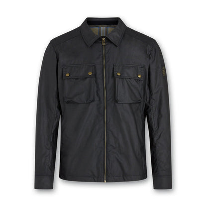 Belstaff - Dunstall Waxed Jacket in Dark Navy - Nigel Clare
