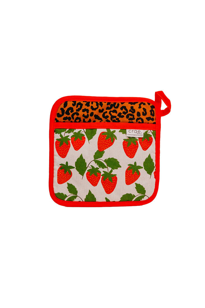 Berries and Cherries: 2 Mini Mitt + 1 Pot Pad Bundle Pack