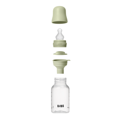 BIBS Baby BPA-Free Polypropylene Bottle Set 5oz. Silicone | Slow Flow