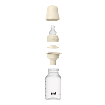 BIBS Baby BPA-Free Polypropylene Bottle Set 5oz. Silicone | Slow Flow